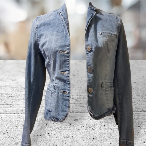 Divided by H&M denim blazer/jacket size 6 - Picture 6 of 11